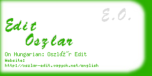 edit oszlar business card